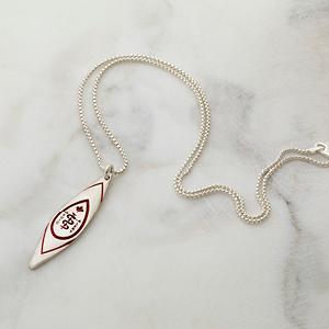 Qayaq Necklace Red