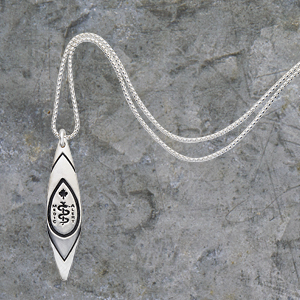 Qayaq Necklace Black