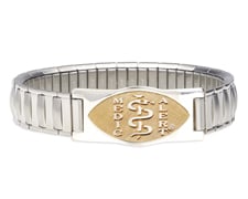 [I414] The Sterling Collection - Stretch - Silver/Gold Plate