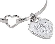 [I4626] The Sterling Collection - My Heart Hooked Bangle