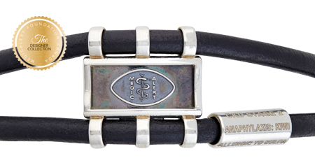 [I2301-7.5] Designer Collection - Claude Abittan - Comfort Bracelet Antique Silver