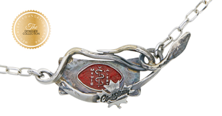 [I2306-18] Designer Collection - Claude Abittan - Signature Cobra Necklace