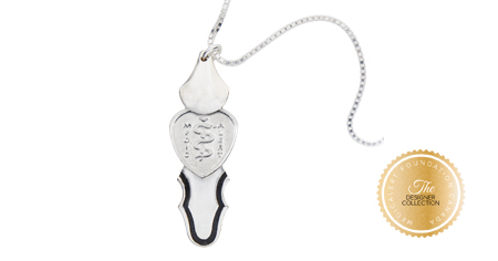 [I2313-18] Designer Collection - Mathew Nuqingaq - Amauti Necklace Black Line