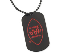 [I109N1-30] The Stainless Steel Collection -  DTag - Black