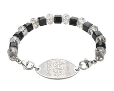 [I429-8] The Sterling Collection - Ebony Crystal
