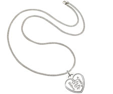 [I4519-20] The Sterling Collection - My Heart Pendant